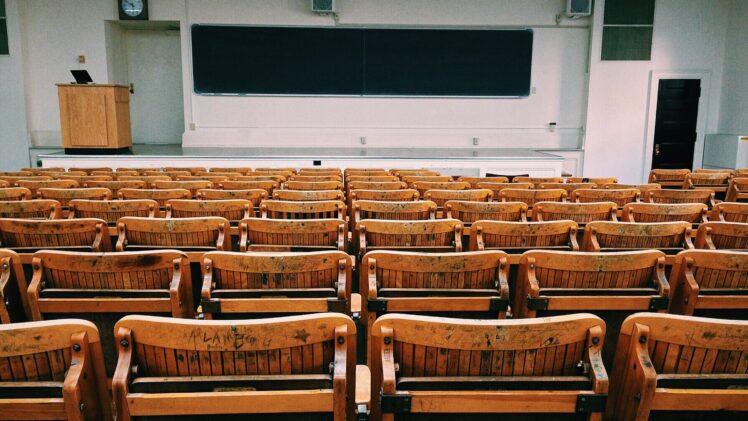 Empty classroom