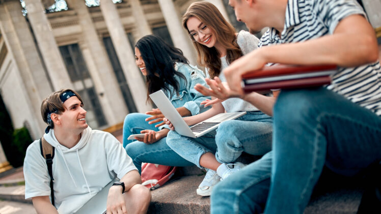 photo of college students