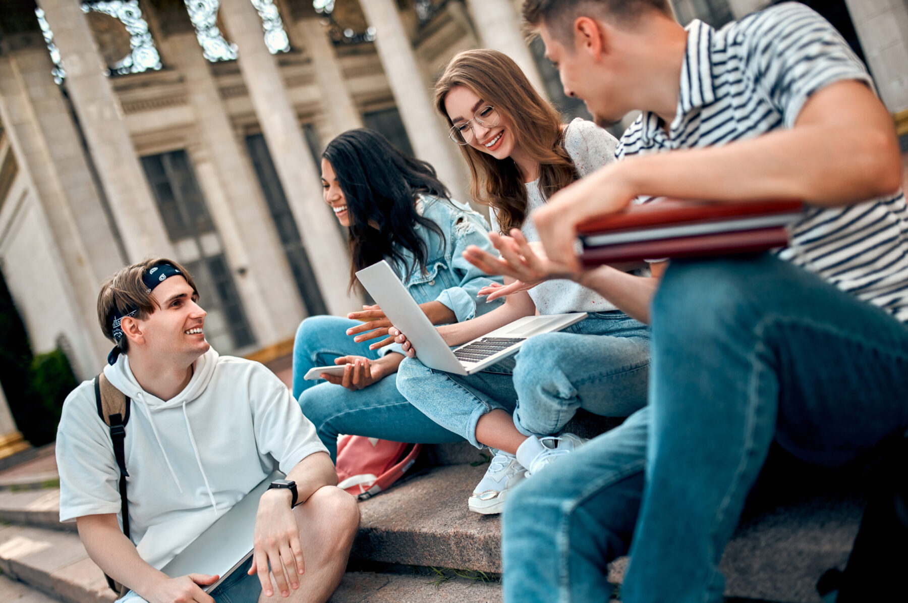 photo of college students
